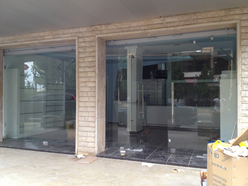 Glass facades and doors