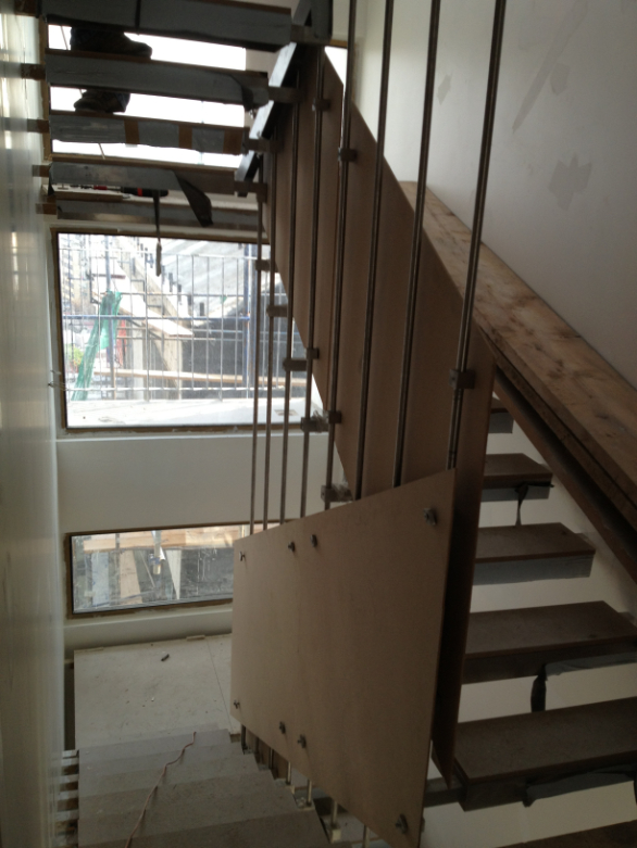 Stainless steel handrails